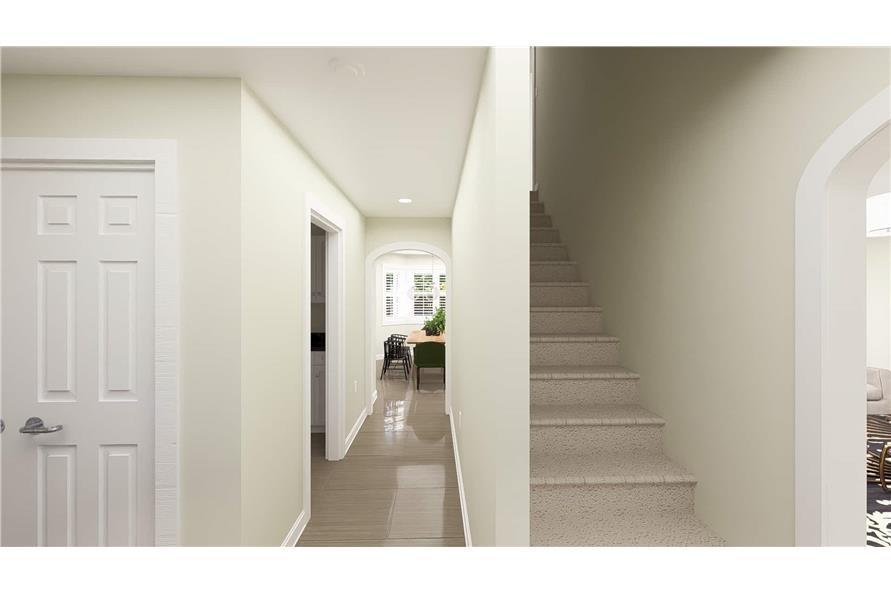 Entry Hall: Staircase of this 4-Bedroom,2010 Sq Ft Plan -187-1183