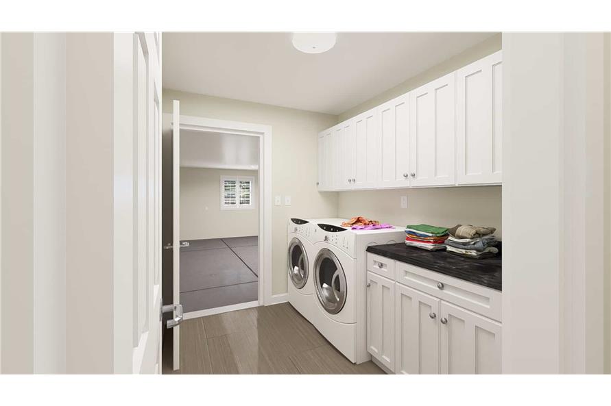 Laundry Room of this 4-Bedroom,2010 Sq Ft Plan -187-1183