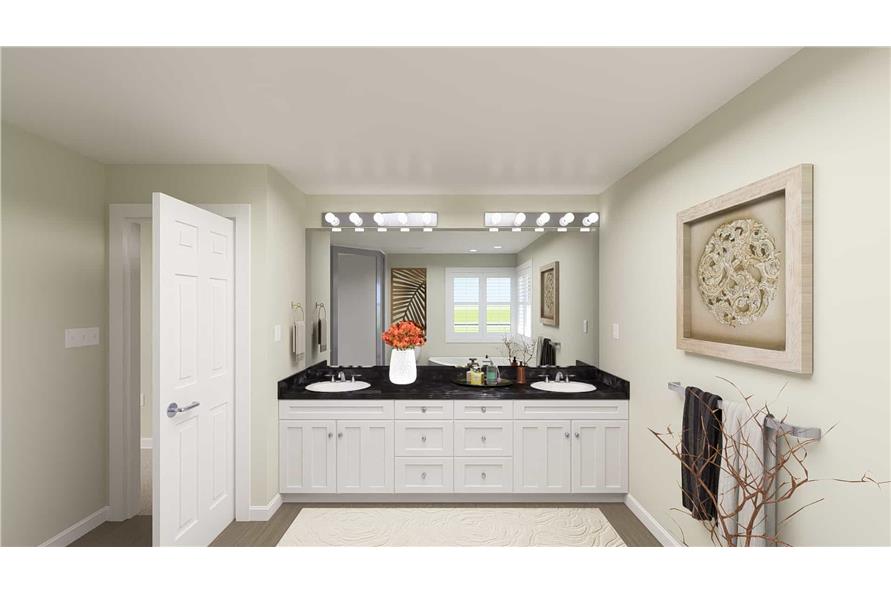 Master Bathroom: Sink/Vanity of this 4-Bedroom,2010 Sq Ft Plan -187-1183