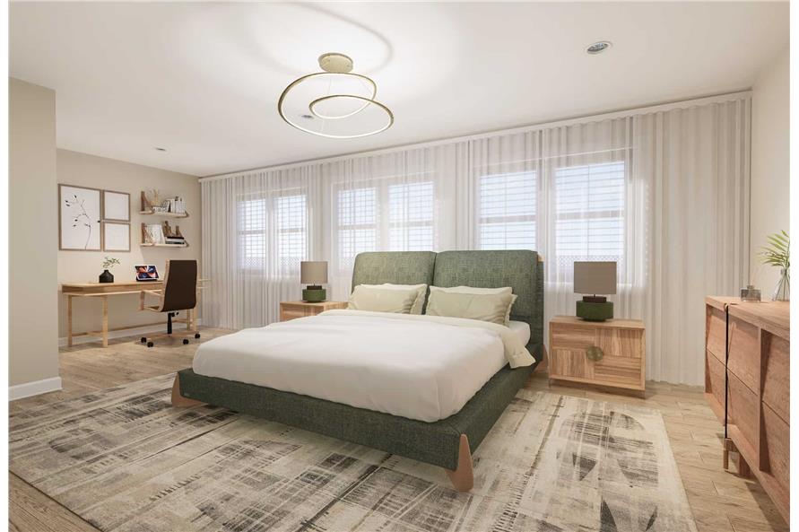 Master Bedroom of this 6-Bedroom,2084 Sq Ft Plan -187-1185