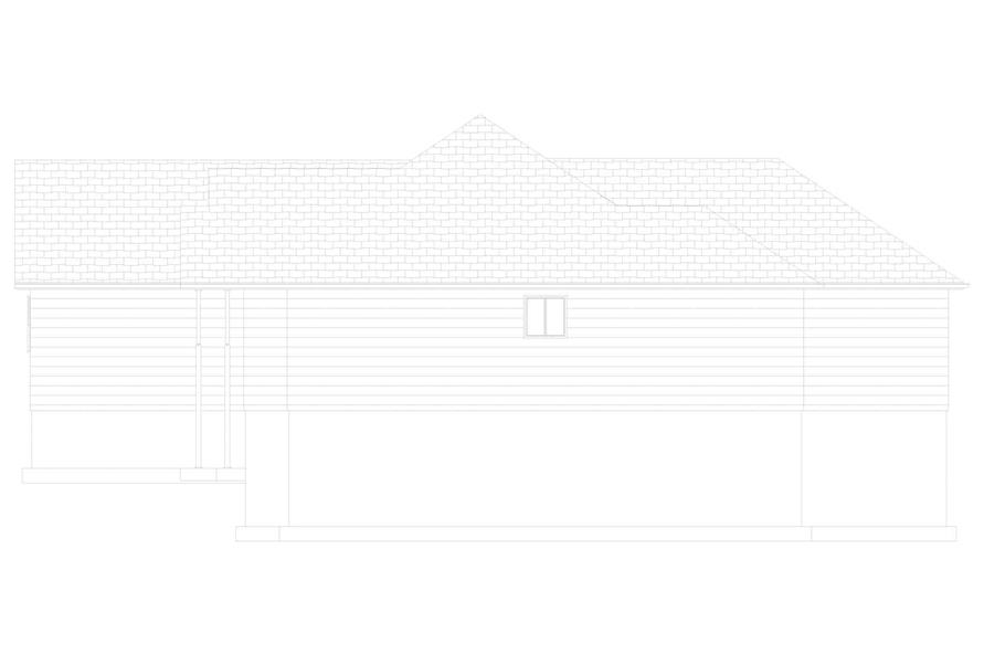 Home Plan Right Elevation of this 6-Bedroom,2084 Sq Ft Plan -187-1185