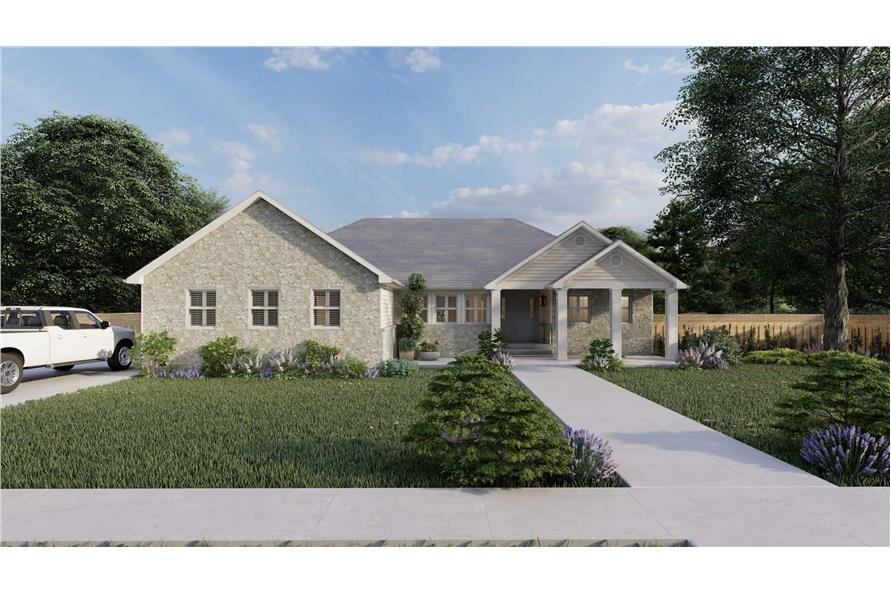 Ranch House Plan - 3-6 Bedrms, 2-4 Baths - 2084-4130 Sq Ft