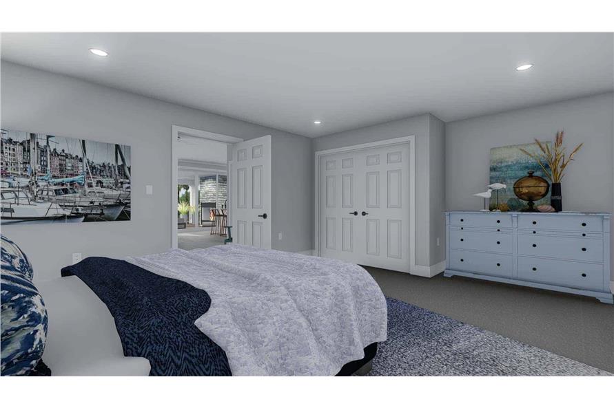 Bedroom of this 1-Bedroom,1 Sq Ft Plan -187-1186