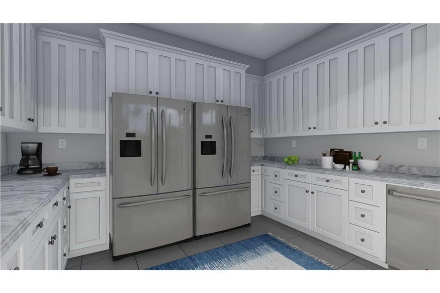 Kitchen of this 1-Bedroom,1 Sq Ft Plan -187-1186