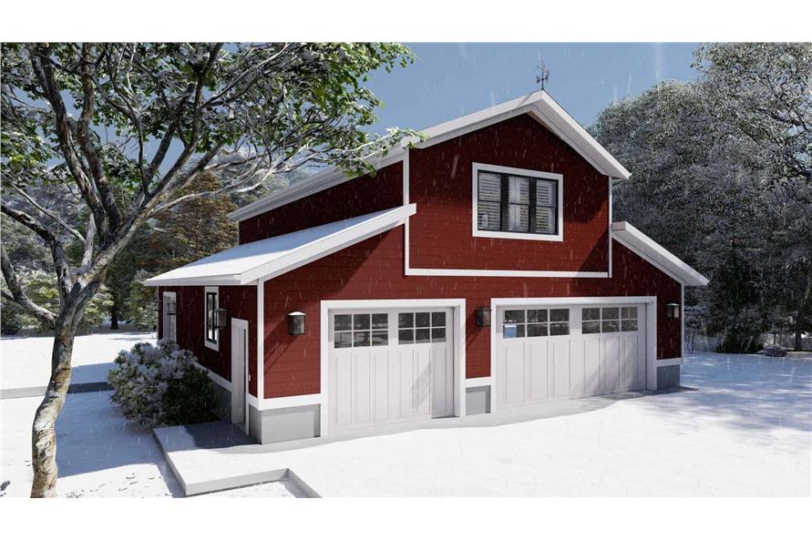 1760 Sq Ft Rustic Garage Plan | Plan #187-1188