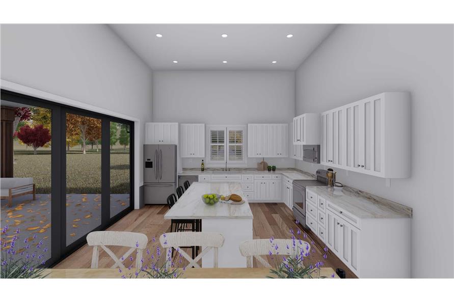 Kitchen of this 2-Bedroom,1536 Sq Ft Plan -187-1191