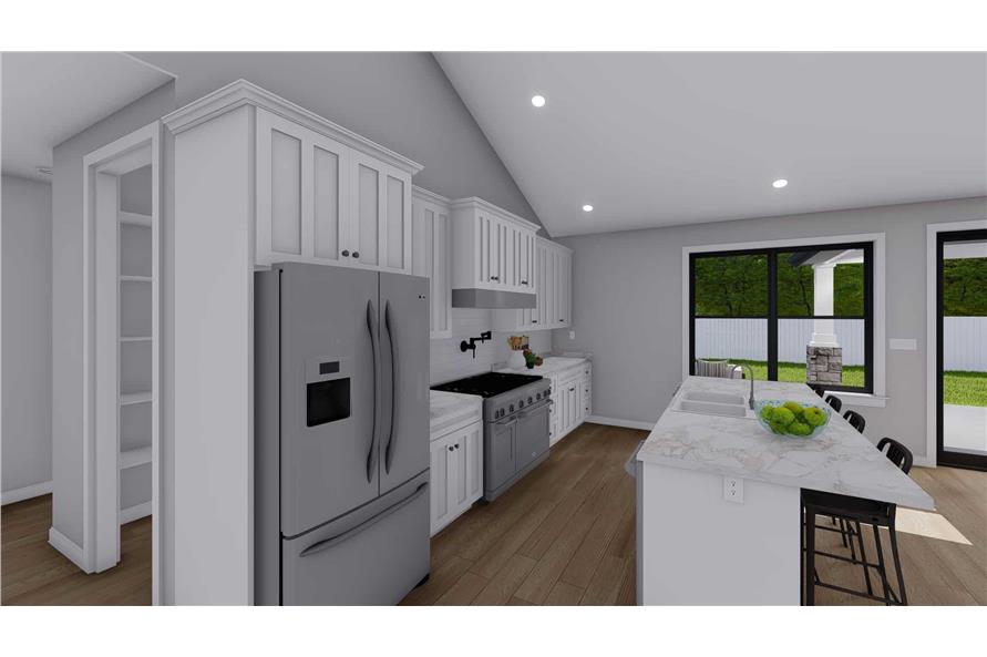 Kitchen of this 3-Bedroom,2564 Sq Ft Plan -187-1193