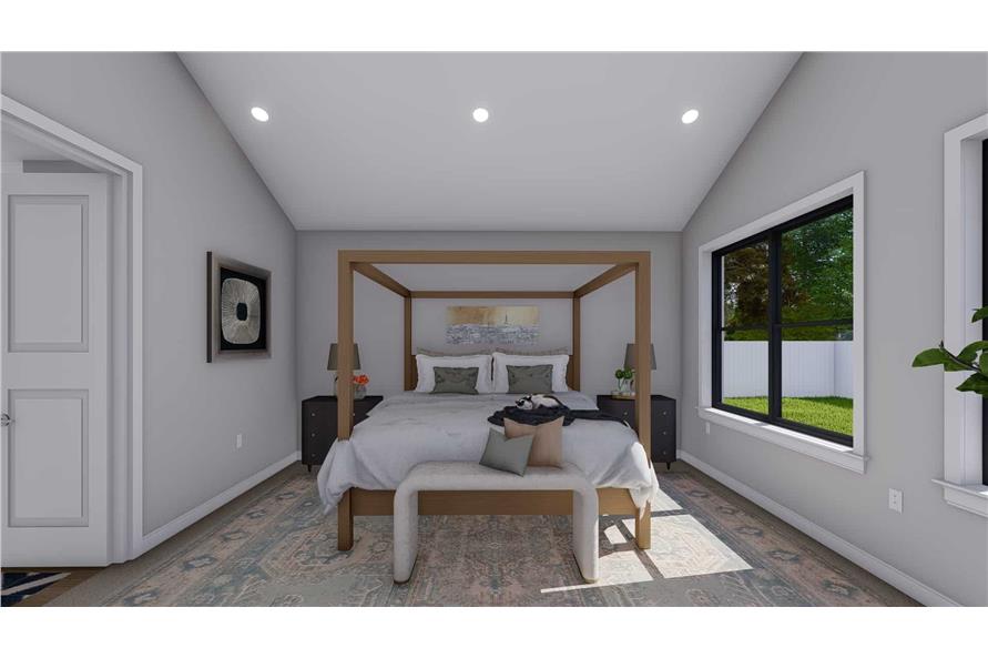 Master Bedroom of this 3-Bedroom,2564 Sq Ft Plan -187-1193