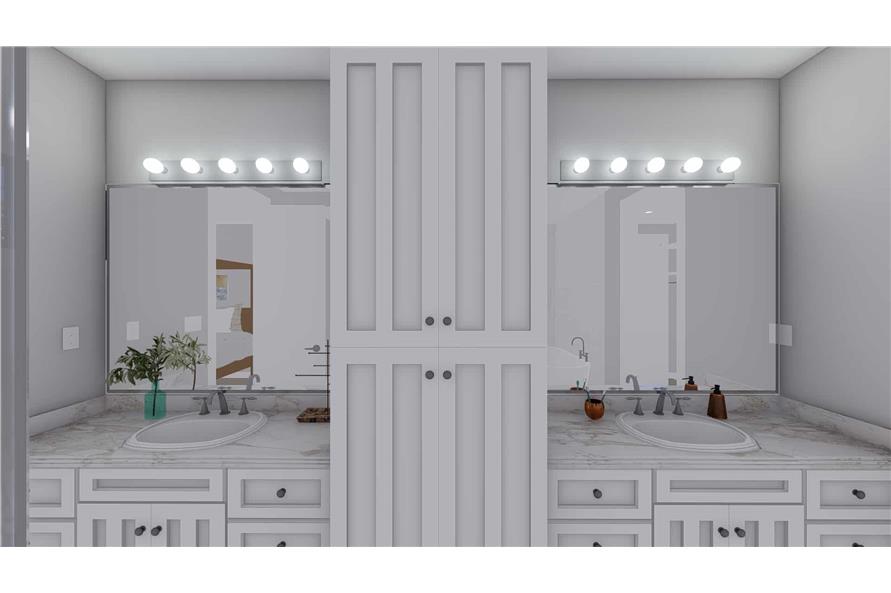 Master Bathroom: Sink/Vanity of this 3-Bedroom,2564 Sq Ft Plan -187-1193