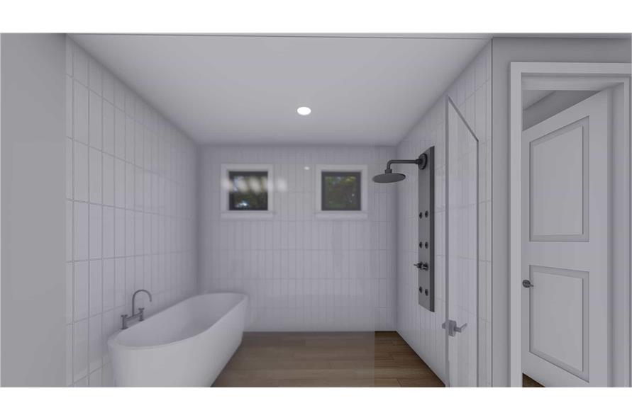 Master Bathroom: Shower of this 3-Bedroom,2564 Sq Ft Plan -187-1193