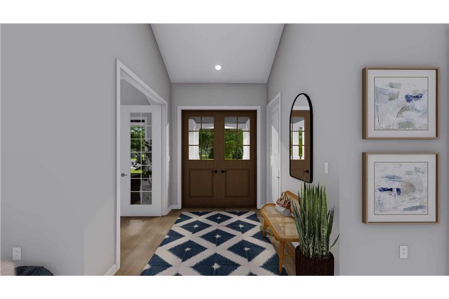 Entry Hall of this 3-Bedroom,2564 Sq Ft Plan -187-1193