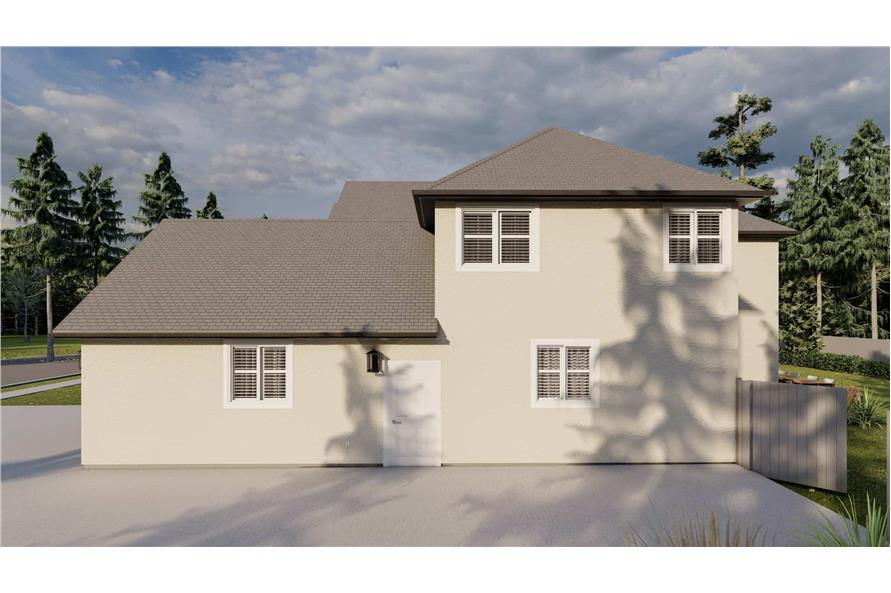 Right Side View of this 4-Bedroom,2331 Sq Ft Plan -187-1195