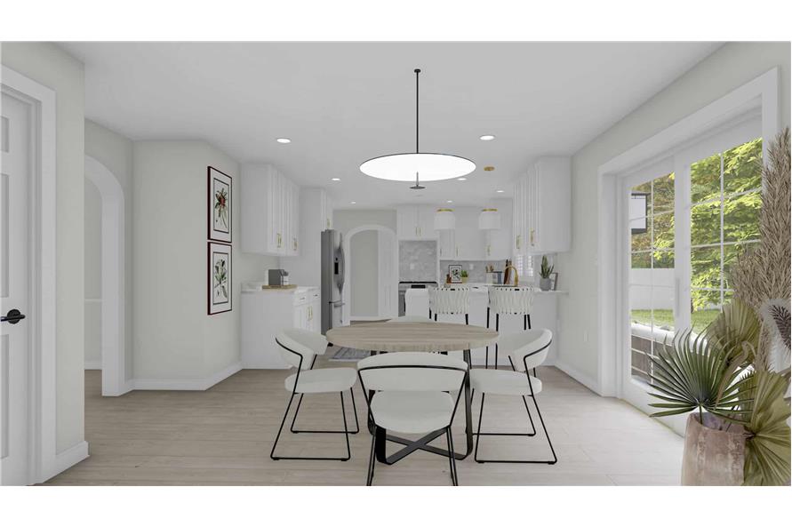 Kitchen: Breakfast Nook of this 4-Bedroom,3414 Sq Ft Plan -187-1197