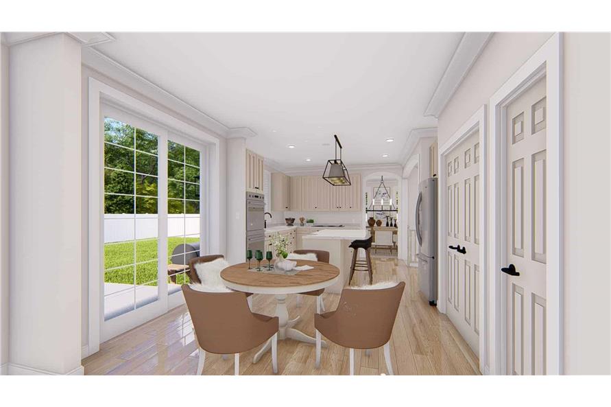 Kitchen: Breakfast Nook of this 4-Bedroom,2857 Sq Ft Plan -187-1198