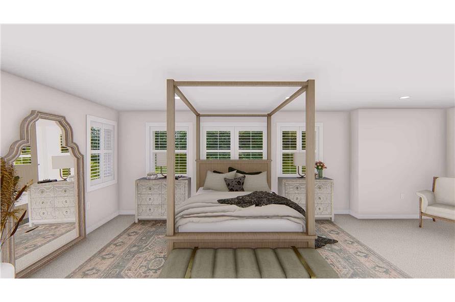 Master Bedroom of this 4-Bedroom,2857 Sq Ft Plan -187-1198