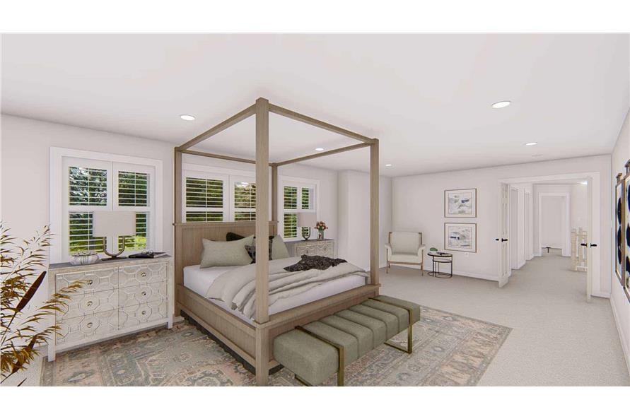 Master Bedroom of this 4-Bedroom,2857 Sq Ft Plan -187-1198