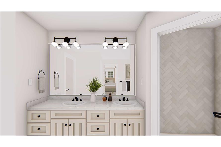 Master Bathroom: Sink/Vanity of this 4-Bedroom,2857 Sq Ft Plan -187-1198