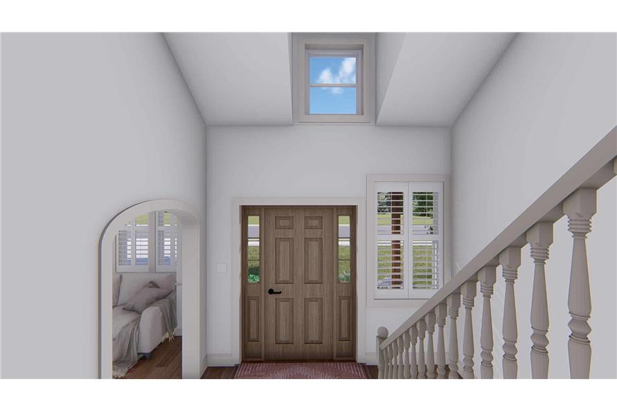 Entry Hall: Foyer of this 5-Bedroom,3115 Sq Ft Plan -187-1200