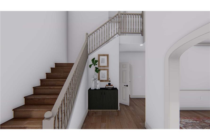 Entry Hall: Staircase of this 5-Bedroom,3115 Sq Ft Plan -187-1200