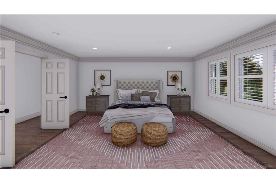 Master Bedroom of this 5-Bedroom,3115 Sq Ft Plan -187-1200