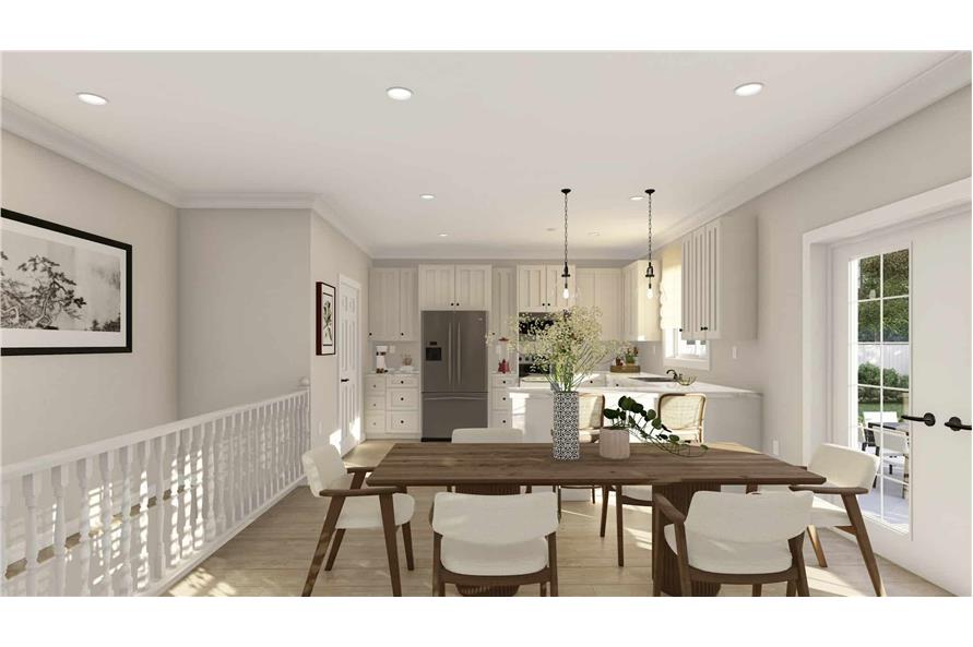 Dining Room of this 3-Bedroom,1812 Sq Ft Plan -187-1201