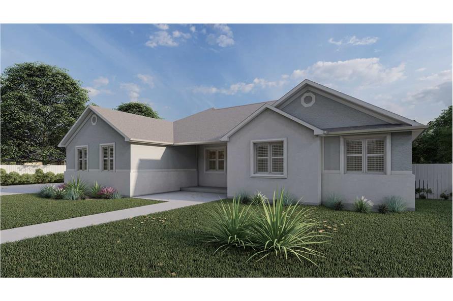 Right Side View of this 3-Bedroom,1812 Sq Ft Plan -187-1201