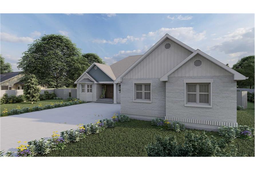 Right Side View of this 3-Bedroom,2288 Sq Ft Plan -187-1202