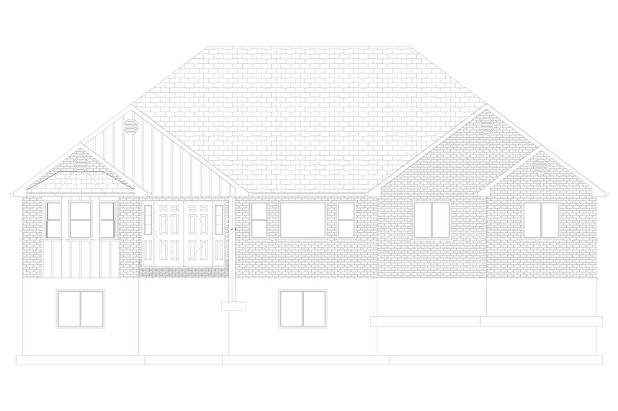 Home Plan Front Elevation of this 3-Bedroom,2288 Sq Ft Plan -187-1202