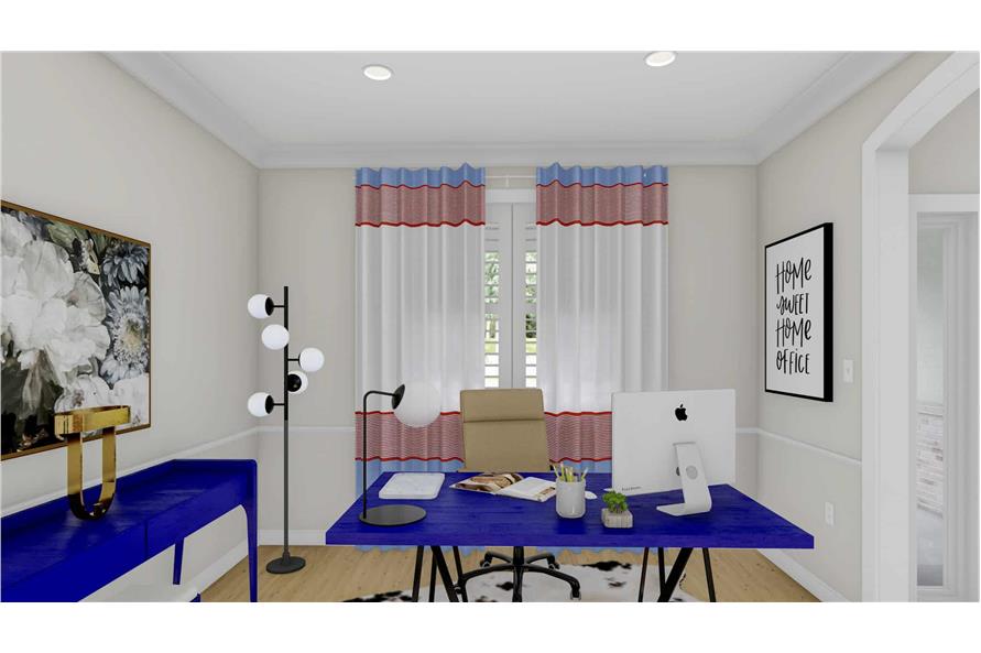 Home Office: Den of this 2-Bedroom,1838 Sq Ft Plan -187-1207