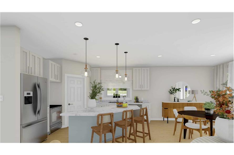 Kitchen of this 2-Bedroom,1838 Sq Ft Plan -187-1207