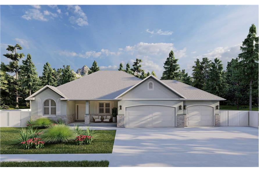 Traditional Home Plan - 2-4 Bedrms, 2.5-3.5 Baths - 1838-3784 Sq Ft - #187-1207