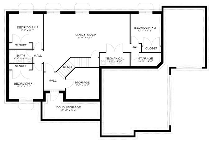 Rustic House Plan - 4-7 Bedrm, 2.5-3.5 Bath - 2504-4257 SqFt - #187-1211