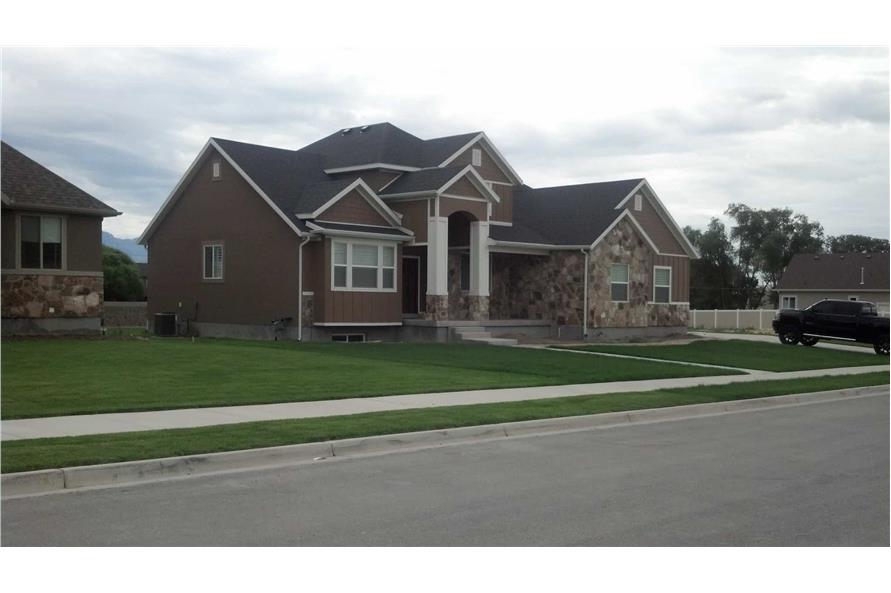 Left Side View of this 4-Bedroom,2504 Sq Ft Plan -187-1211