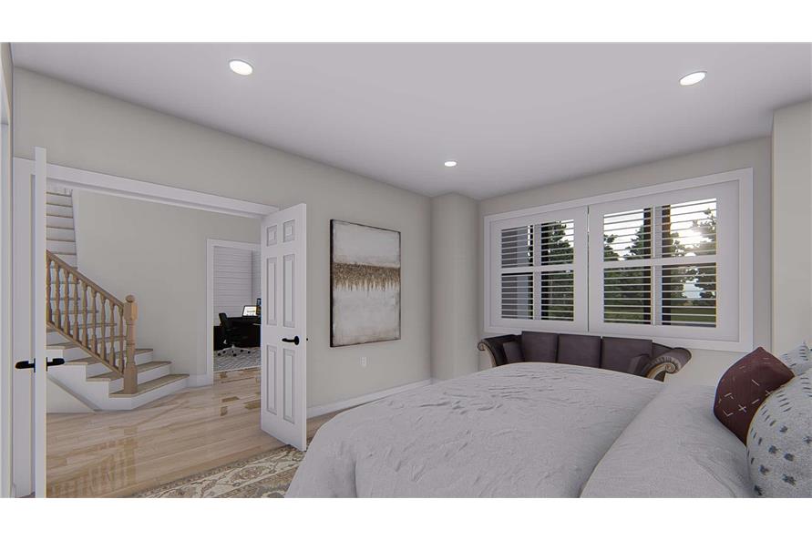 Master Bedroom of this 4-Bedroom,2504 Sq Ft Plan -187-1211