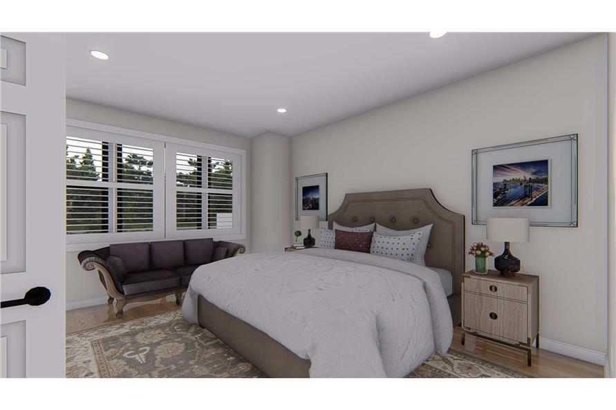 Master Bedroom of this 4-Bedroom,2504 Sq Ft Plan -187-1211