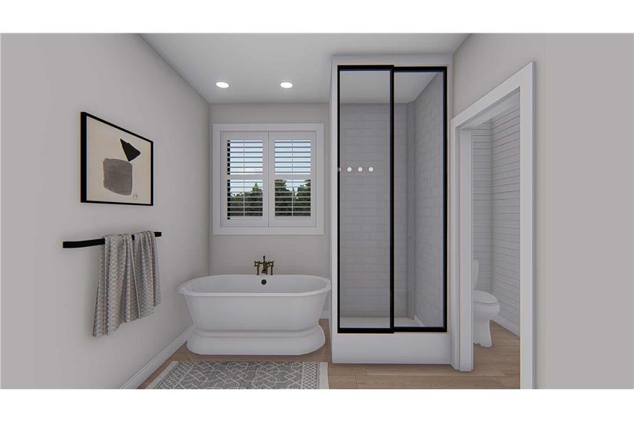 Master Bathroom: Shower of this 4-Bedroom,2504 Sq Ft Plan -187-1211