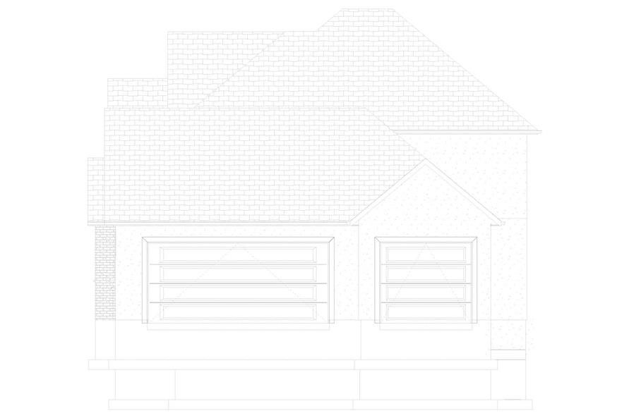 Home Plan Right Elevation of this 3-Bedroom,2575 Sq Ft Plan -187-1212