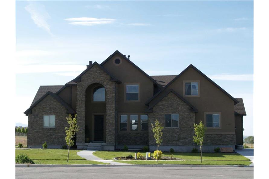 Rear View of this 3-Bedroom,2575 Sq Ft Plan -187-1212