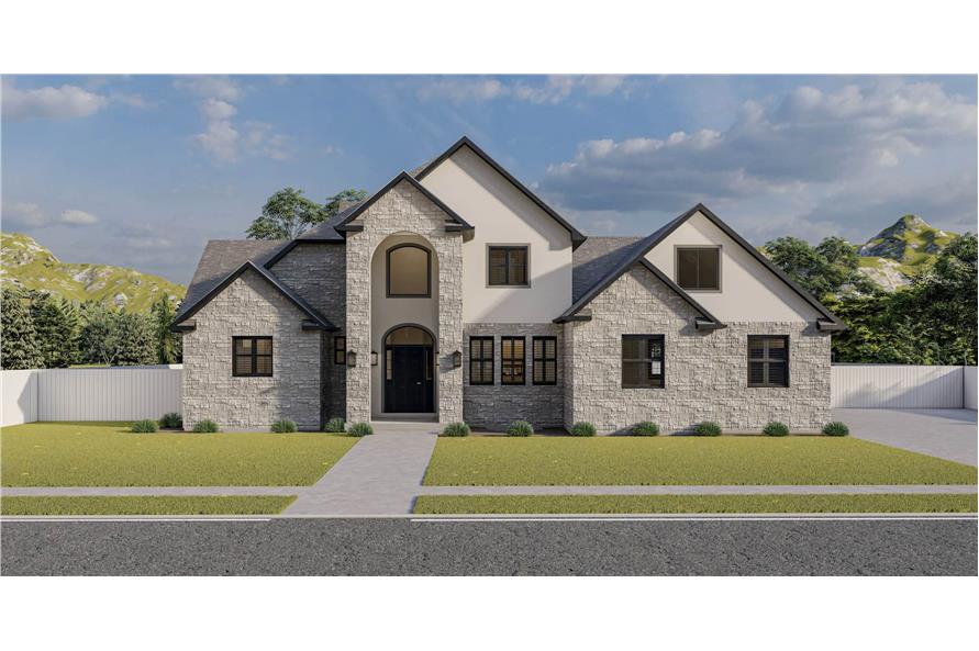 European Home Plan - 3-5 Bedrms, 2.5-3.5 Baths - 2575-4148 Sq Ft - #187-1212