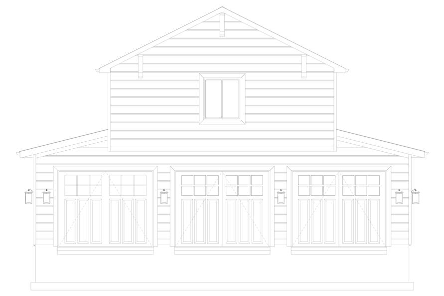 Home Plan Front Elevation of this 3-Bedroom,1907 Sq Ft Plan -187-1213