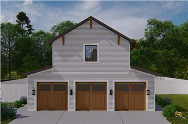 3-Bedroom, 1907 Sq Ft Barndominium Home Plan - 187-1213 - Main Exterior