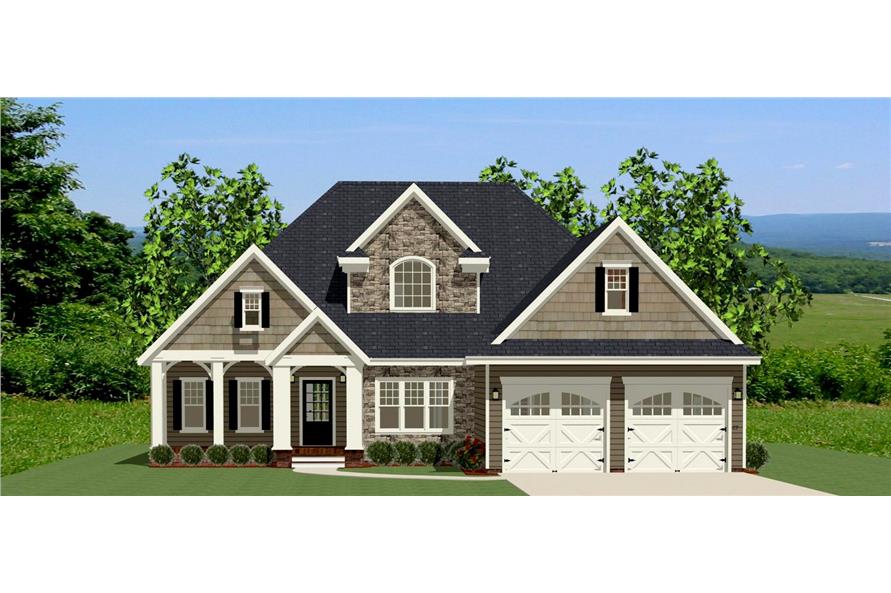 Country House Plan - 3 Bedrms, 2.5 Baths - 2363 Sq Ft - #189-1005