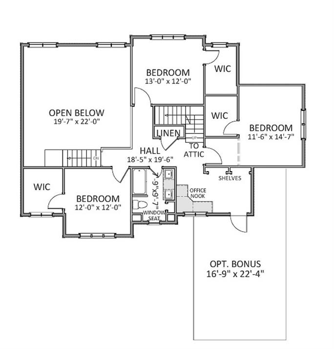 Farmhouse House Plan - 3 Bedrms, 2.5 Baths - 2971 Sq Ft - #189-1012