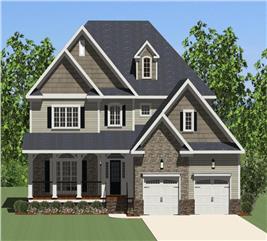 Craftsman House Plan #189-1088: 3 Bedrm, 2622 Sq Ft Home ...