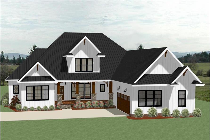 51+ Most Popular 4 Bedroom 3.5 Bath One Story House Plans