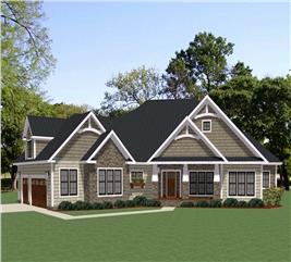 Craftsman House Plan - 3 Bedrms, 2.5 Baths - 3079 Sq Ft - #189-1112