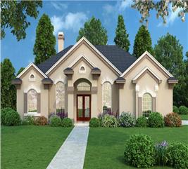 Contemporary Ranch Home Plan - 4 Bed, 3 Bath - 2140 Sq Ft - #190-1011