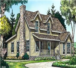 Country House Plan #192-1038: 3 Bedrm, 1479 Sq Ft Home | ThePlanCollection