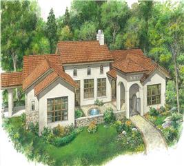 Cottage House Plan #192-1001: 2 Bedrm, 1270 Sq Ft Home