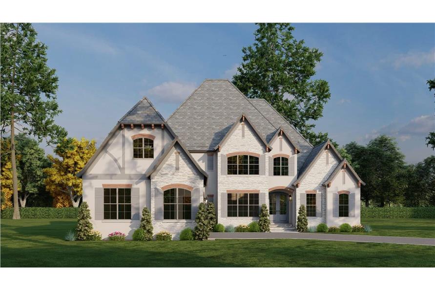 4-Bedroom, 3204 Sq Ft Country Home - Plan #193-1036 - Main Exterior